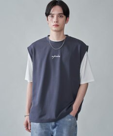 WEGO 【２点セット/ベスト×Tシャツ】アンサンブルベスト（SS）