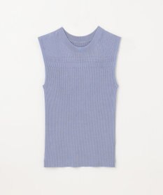 GRACE CONTINENTAL リブシアーニットトップ