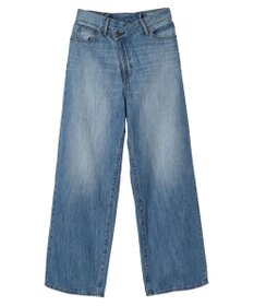 AMERICAN HOLIC アシンメトリーデニムワイドパンツ