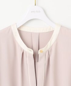 ANY SIS S 【洗える】フロントタック ブラウス