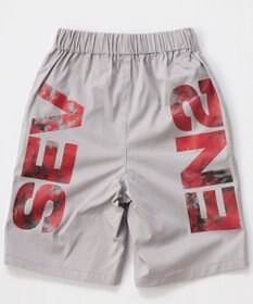 OP／FILA 【SEVEN2】バックブリント ロゴデザインハーフパンツ