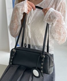 WEGO ミラー付きボストンバッグ