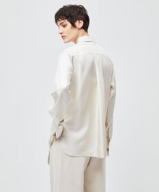 BEIGE， 【洗える】LISERONS / シルクシャツブラウス