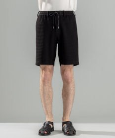 JOSEPH HOMME 新型【オリジナル素材/シワになりにくい/ウエストゴム仕様】 ライトタックジャージー ドロスト付シートパンツ / BERMUDA