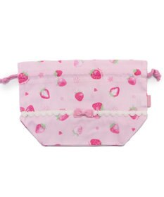 Mother garden マザーガーデン 野いちご ランチ巾着 《スケッチ柄》