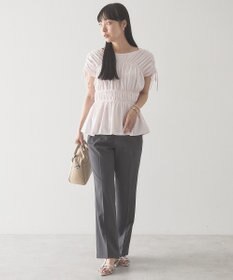 AMERICAN HOLIC 【予約】シャーリングショルダーリボンプルオーバー