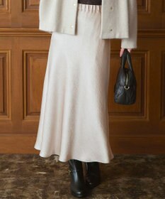 23区 L 【VERY11月号掲載/洗える】ヴィンテージダブルサテン ナロー スカート