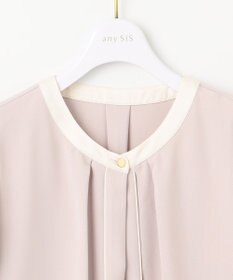 ANY SIS S 【洗える】フロントタック ブラウス