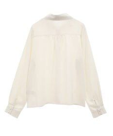 earth music&ecology 襟ビジューブラウス