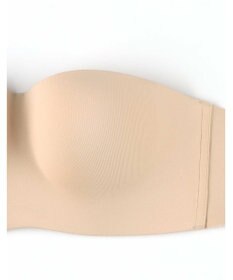 une nana cool ストラップレス 1/2カップ ノンワイヤーブラジャー