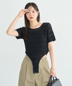 earth music&ecology クロエシェボディニットスーツ