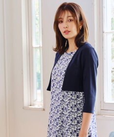 Tiaclasse 【UVカット・吸水速乾】 “きれい見え” カットソーストレートボレロ