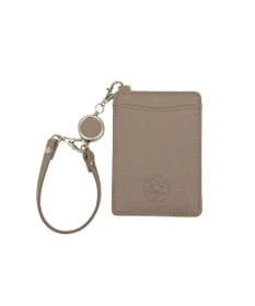 CLATHAS ワッフル リール付きパスケース