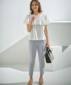 組曲 ツイルジャジー フリルカットソー