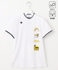 PW CIRCULUS 【UVカット / 吸水速乾】【WOMEN】グラフィティ モック T ゴルフウェア レディース