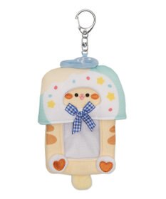 WEGO もぐもぐフードアニマルカードホルダーリールキーホルダー