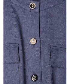 Green Parks ・ＥＬＥＮＣＡＲＥ　ＤＵＥ　イロイロ釦ドロストワンピース