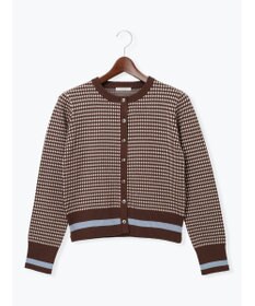 Te chichi バイカラークラシカルカーディガン