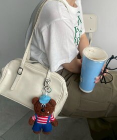 WEGO ぺろりんベアぬいぐるみキーホルダー