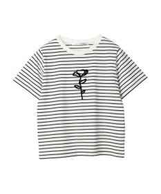 Green Parks ・ＲＡＹ　ＣＡＳＳＩＮ　フラワーサガラ刺繍Ｔシャツ