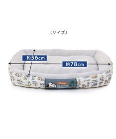 PET PARADISE スヌーピーサーフ柄 クール カドラーベッド（78×56cm）