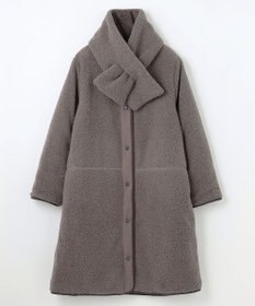 ANY L 【マフラー付き】キルトリバーシブルコート