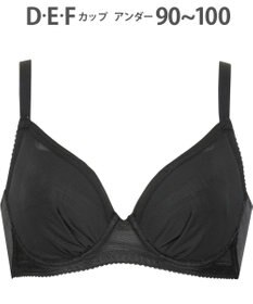 WACOAL 【小さく見せるブラ】 シンプル ブラジャー 着やせ効果 コンパクトにメイク バストの突出をおさえる 背中の段差を軽減 大きいサイズ レディース BRB452 /ワコール