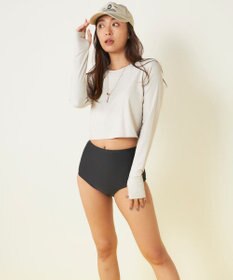 OP／FILA 【Ocean Pacific】カップ付きラッシュガード　水着3点セット