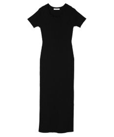 Green Parks リブニットワンピース