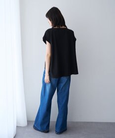 YECCA VECCA ピン付きドレープカットソー