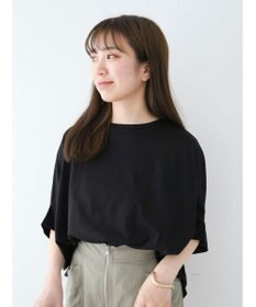 Green Parks 冷っとすずやか　ドルマンカット５分袖プルオーバー