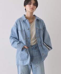 AMERICAN HOLIC ペイントデニムカバーオールジャケット