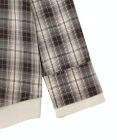 CRAFT STANDARD BOUTIQUE レイヤードライクチェックシャツ