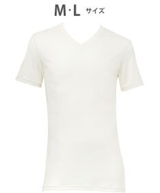 WACOAL MEN WACOAL MEN あったかインナー Vネック 3分袖 綿100％ 保温性 やわらかさが続く 静電気が起こりにくい 毛玉になりにくい 後裾長め設計 インナー メンズ WL5102 /ワコールメン