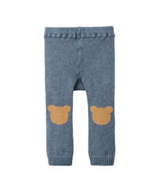 MIKI HOUSE HOT BISCUITS ボーダー柄長袖Tシャツ＆ベビースパッツギフトセット【BOX付き】