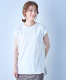 ANY 【汗ジミ防止加工】シルケットスムースノースリーブプルオーバー