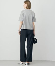 ICB L レースコンビ ロゴTシャツ