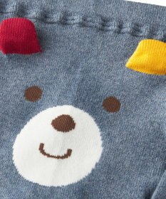 MIKI HOUSE HOT BISCUITS ボーダー柄長袖Tシャツ＆ベビースパッツギフトセット【BOX付き】