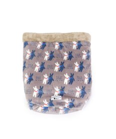 PET PARADISE リサとガスパール  遠赤外線 筒型寝袋《であい柄》 42×70cm