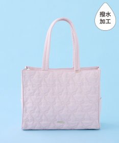 Maison de FLEUR 撥水加工リボンキルティングトートバッグ