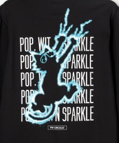 PW CIRCULUS 【吸水速乾 / UV遮蔽率99.9% UVカット / ストレッチ】【WOMEN】アニマルグラフィックロングスリーブモックT ゴルフウェア レディース