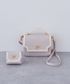 Maison de FLEUR バイカラーバッグ・ウォレットセット