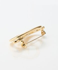 Phoebe ニュアンスメタルブローチ　ゴールド