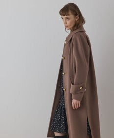 GRACE CONTINENTAL ウールカシミヤリバーコート