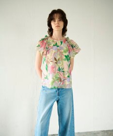 GRACE CONTINENTAL フルーツ刺繍トップ