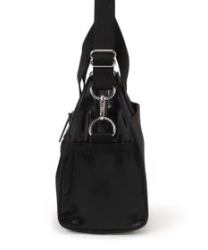 LeSportsac ROUND SM SATCHEL/ブラックシャイン