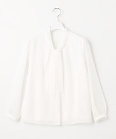 J.PRESS LADIES カチオンストライプ ボウタイ カットソー