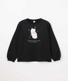 ANY KIDS 【綿100%】ネコアソート 長袖Tシャツ