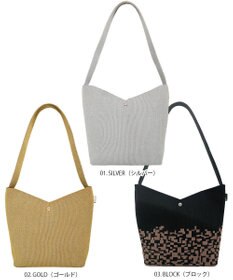 ROOTOTE 1301【ラメ糸ミックス-幾何学模様】LT.デリ.アミ.ニット-A