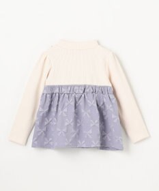 ANY KIDS 総柄リボンドッキングチュニック